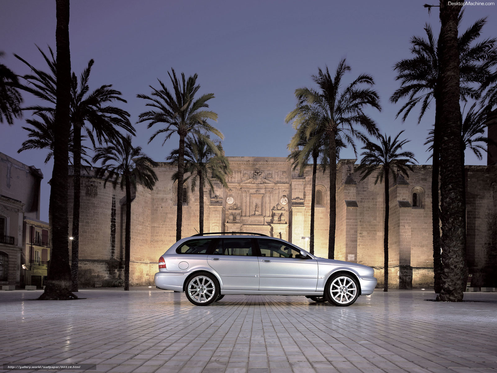 silver jaguar station wagon