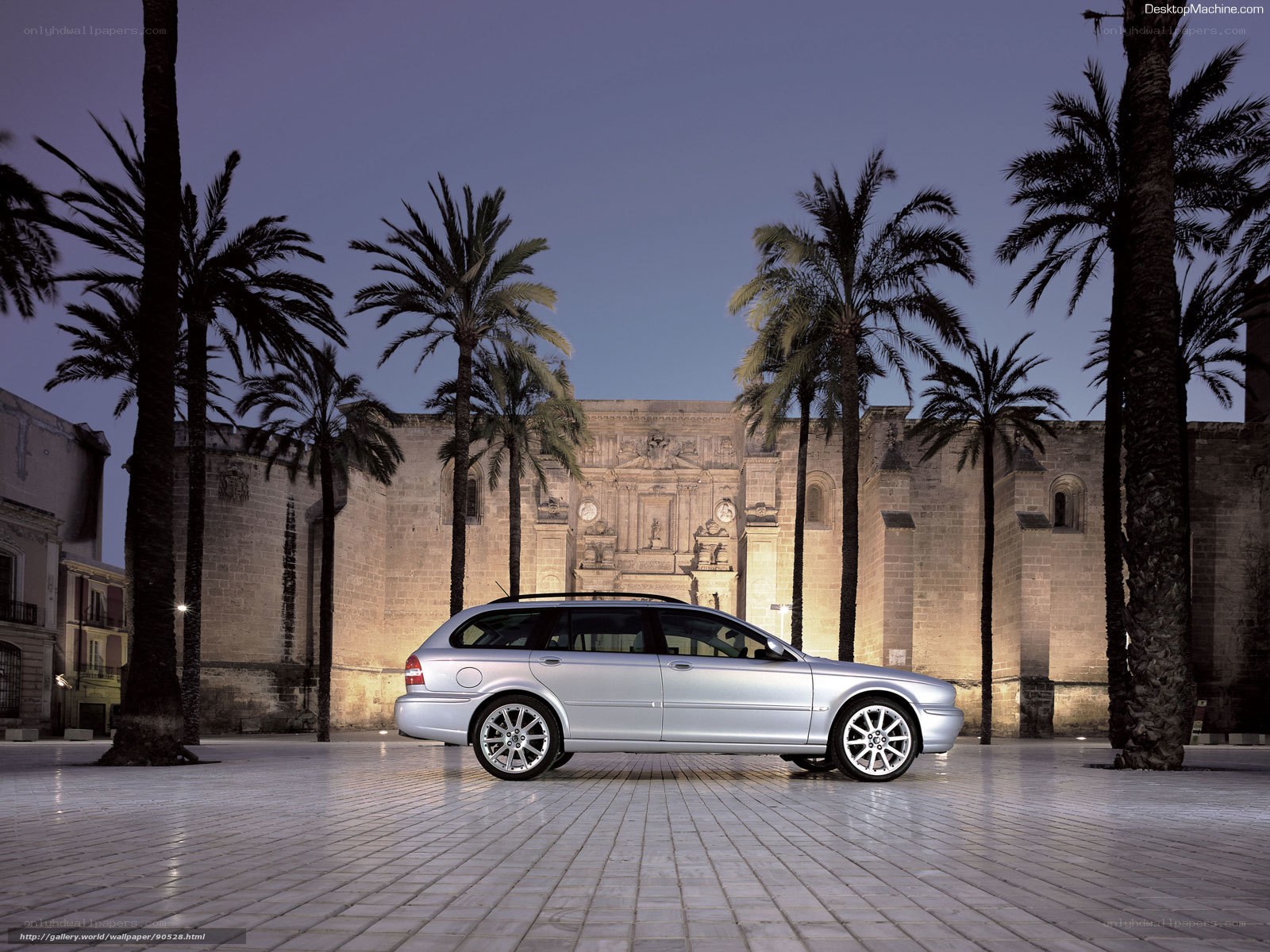 silver jaguar station wagon