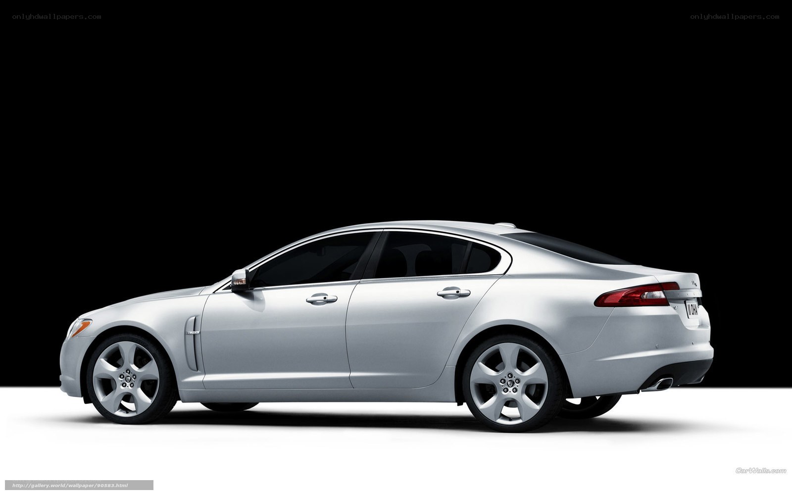 silver jaguar xf sedan