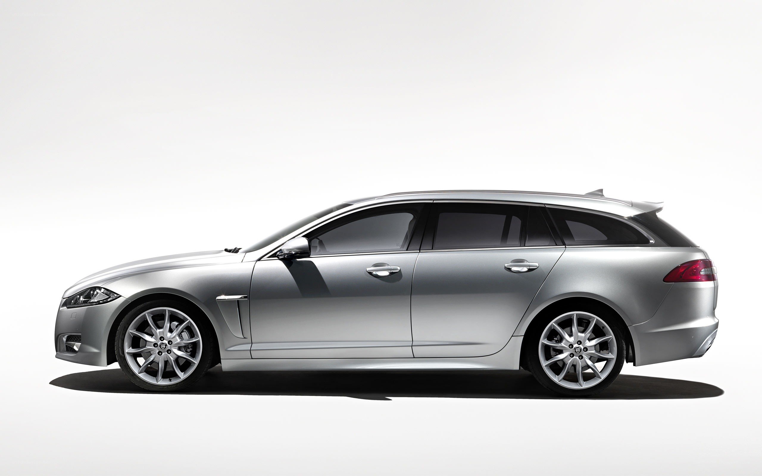 silver jaguar xf station wagon