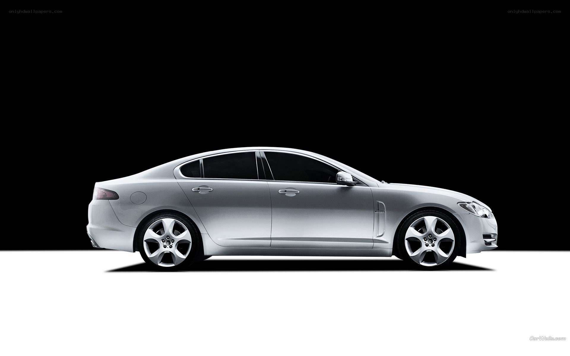 silver jaguar xfr sedan