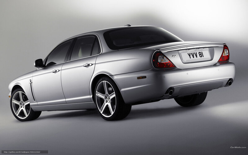 Silver Jaguar Xj Sedan — Neutral