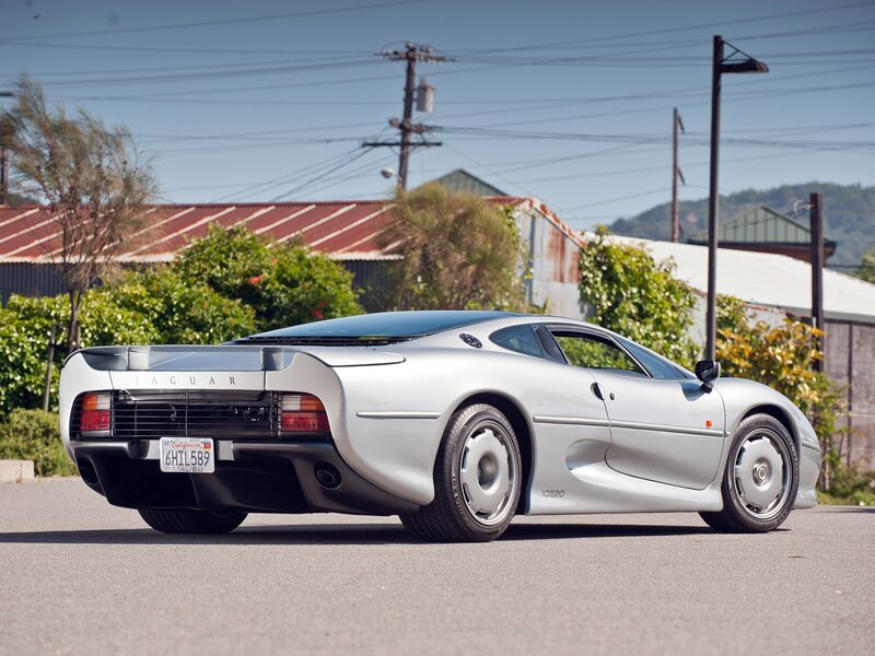 Silver Jaguar Xj220 — Calm, Afternoon