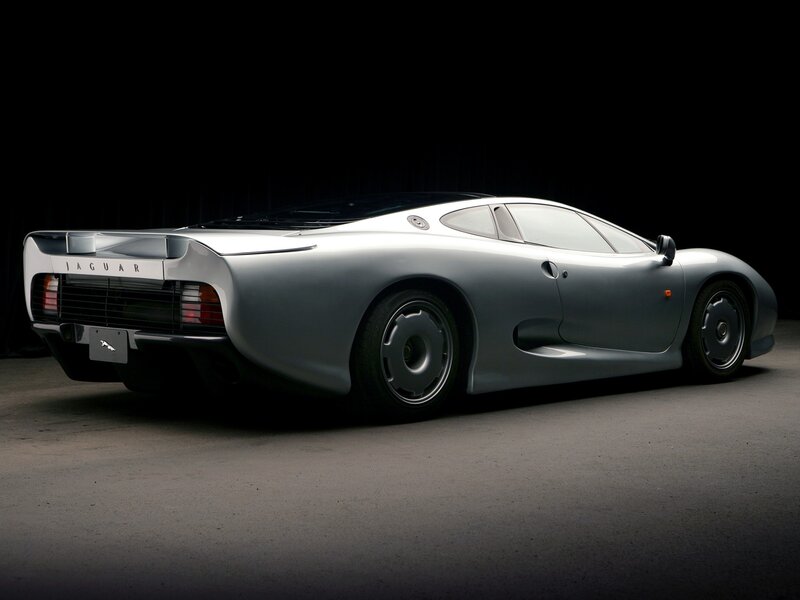 Silver Jaguar Xj220 — Dramatic, Photograph, Car