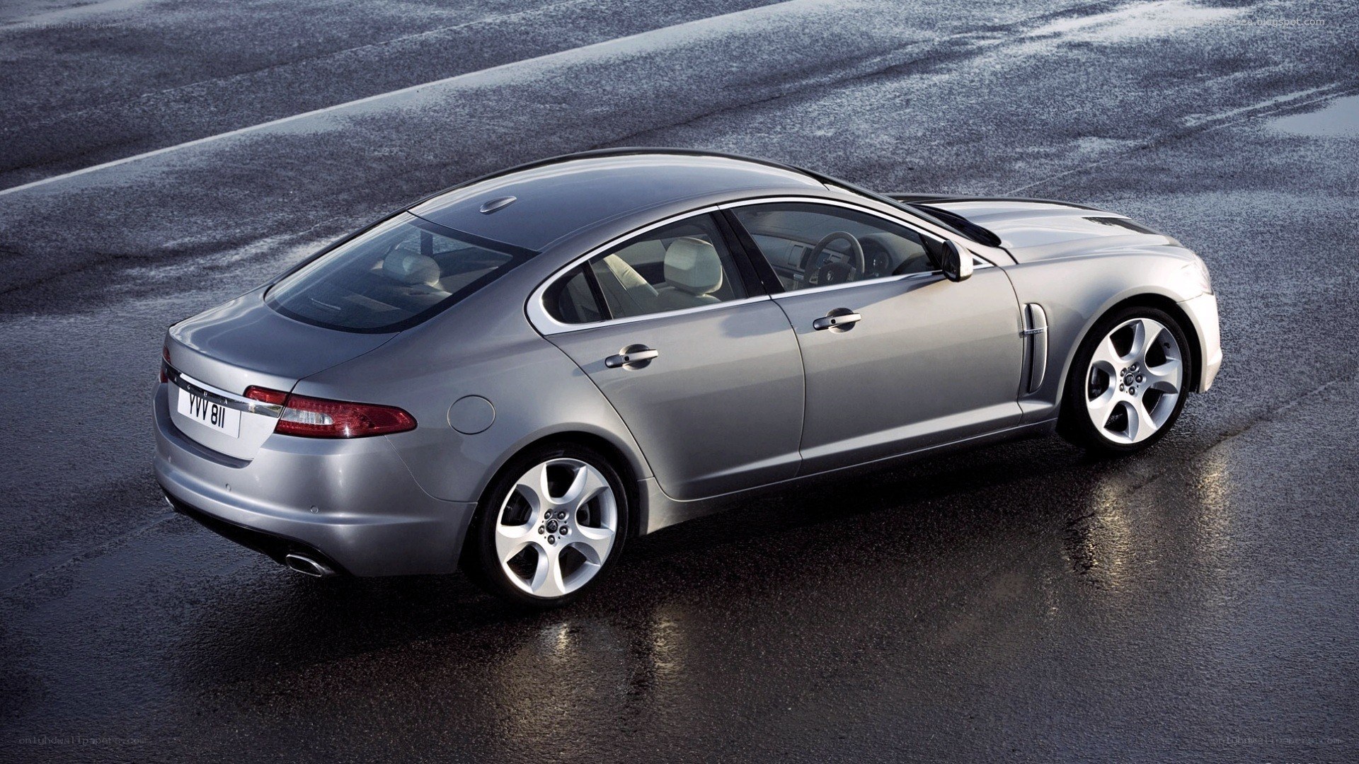 silver jaguar xk sedan
