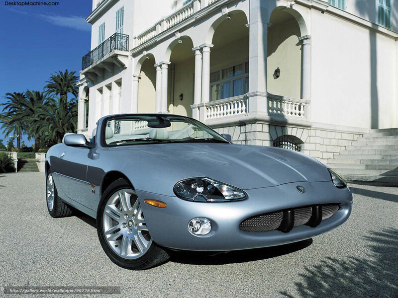 Silver Jaguar Xk8 Convertible — Serene