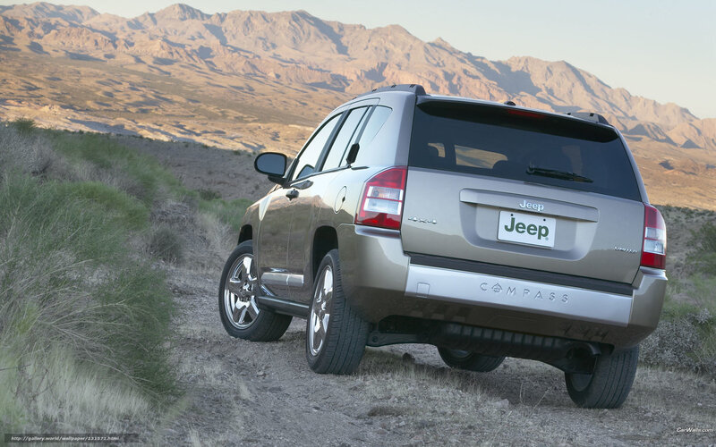Silver Jeep Compass — Gray