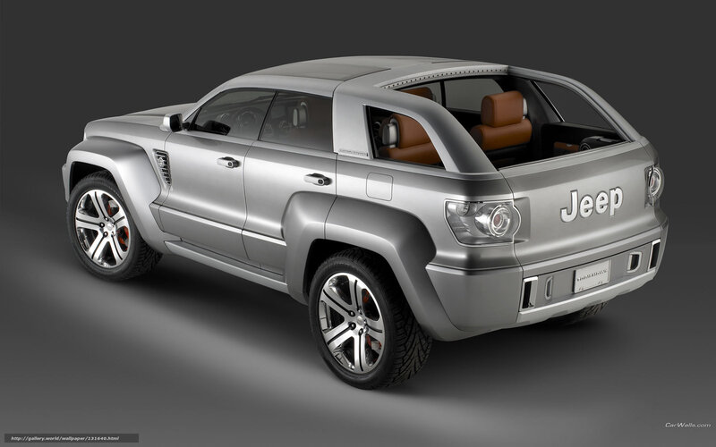 Silver Jeep Concept Car — Neutral
