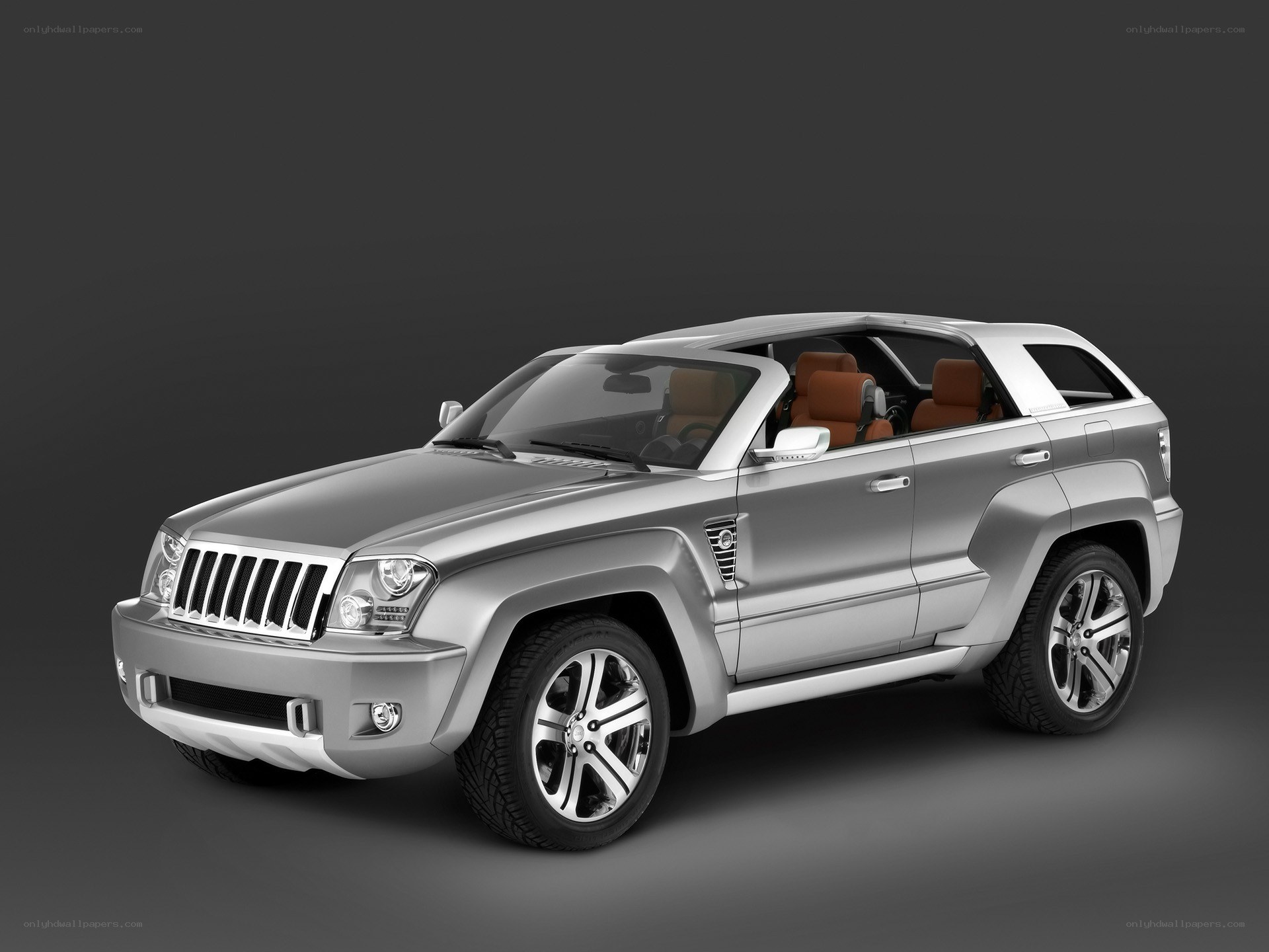 Silver Jeep Concept Car