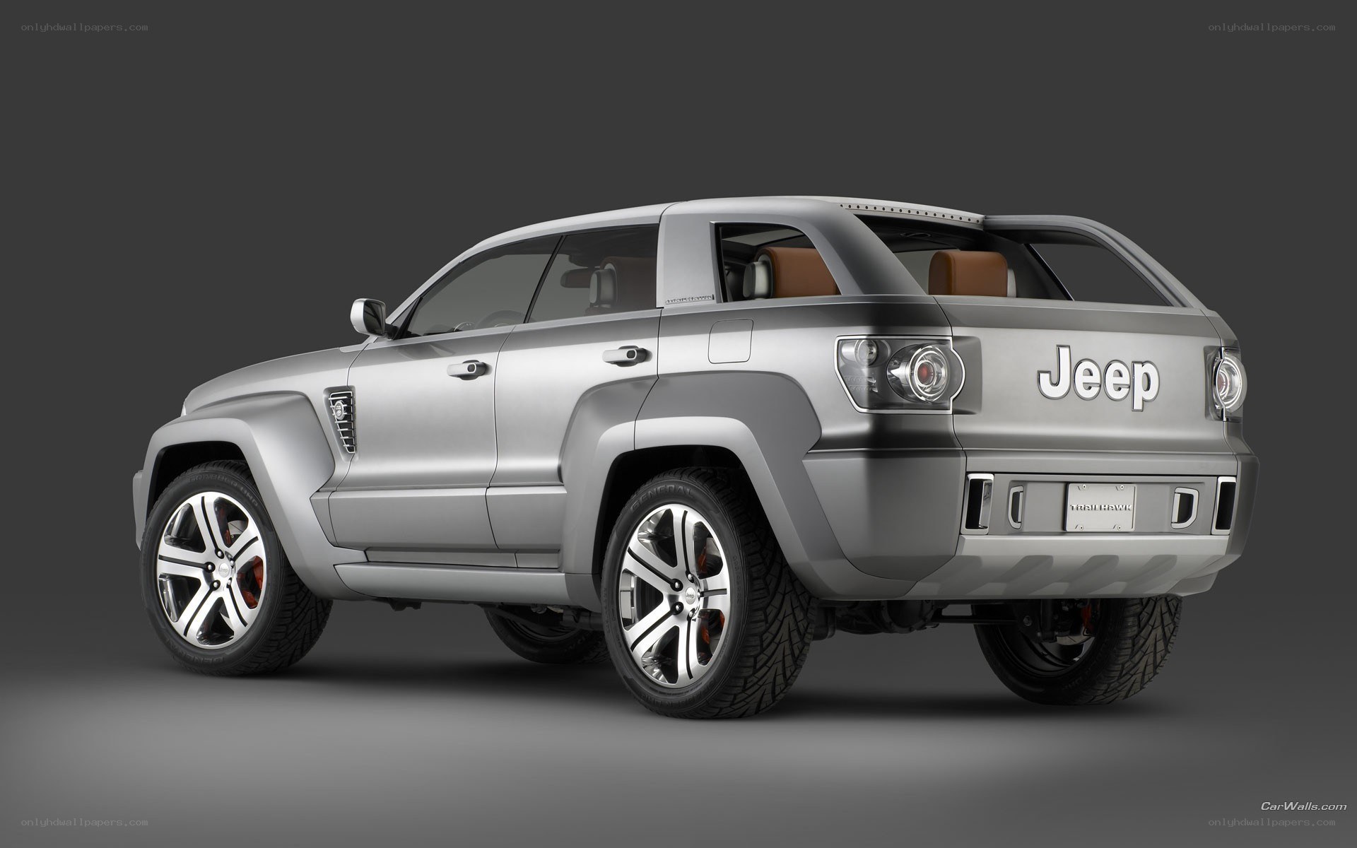 Silver Jeep concept vehicle