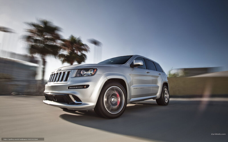 Silver Jeep Grand Cherokee — Dynamic