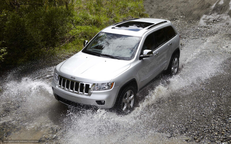 Silver Jeep Suv — Dynamic