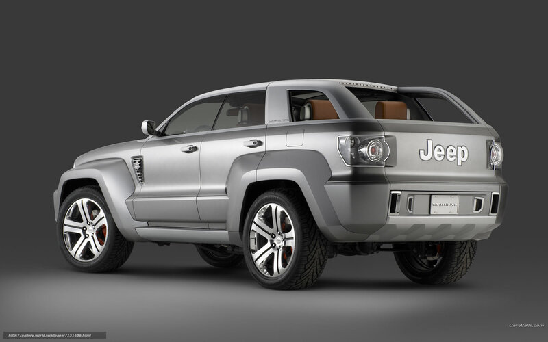 Silver Jeep Trailhawk Concept