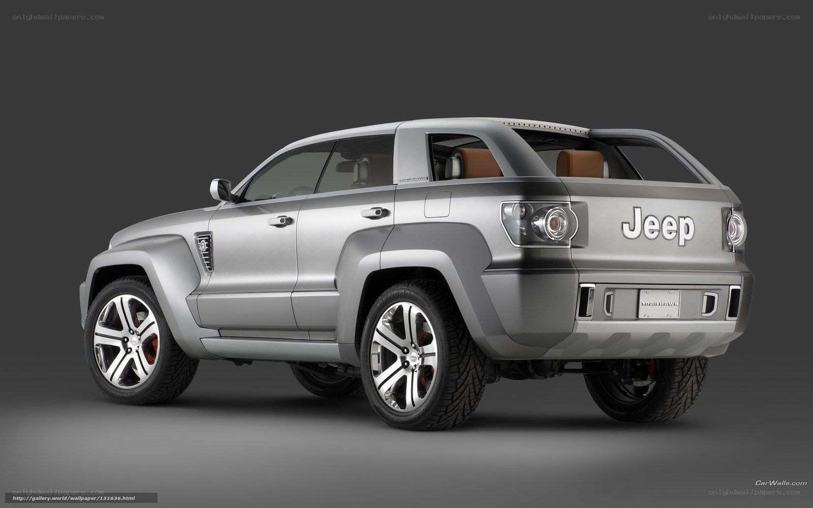 Silver Jeep Trailhawk Concept