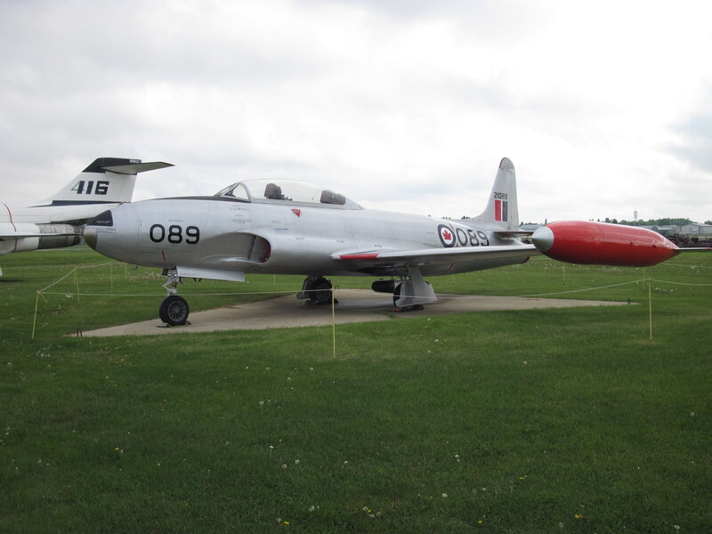 Silver Jet Aircraft — Green