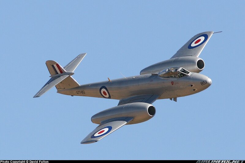 Silver Jet Airplane — Blue, Calm