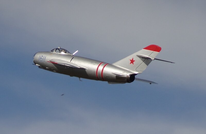 Silver Jet Airplane — Gray, Calm, Afternoon