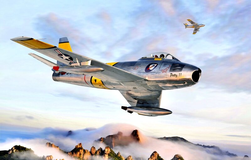 Silver Jet Fighter — Gray, Dramatic, Sunrise