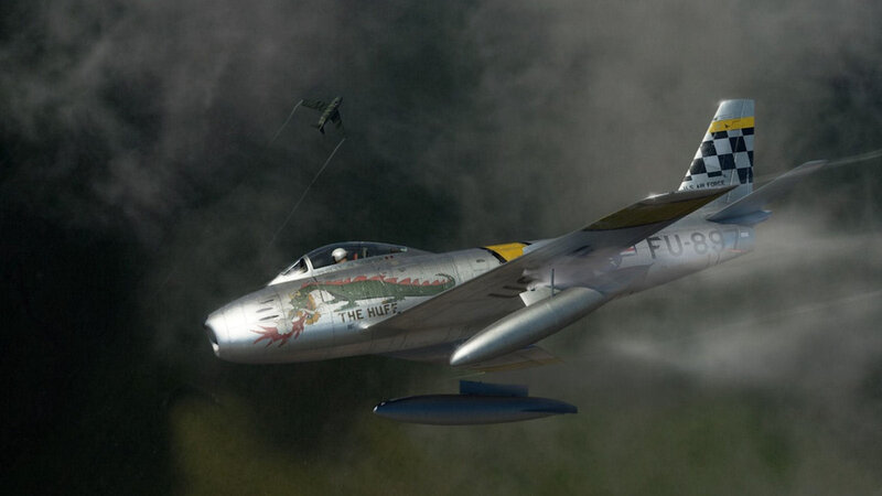 Silver Jet Fighter — Gray, Dramatic