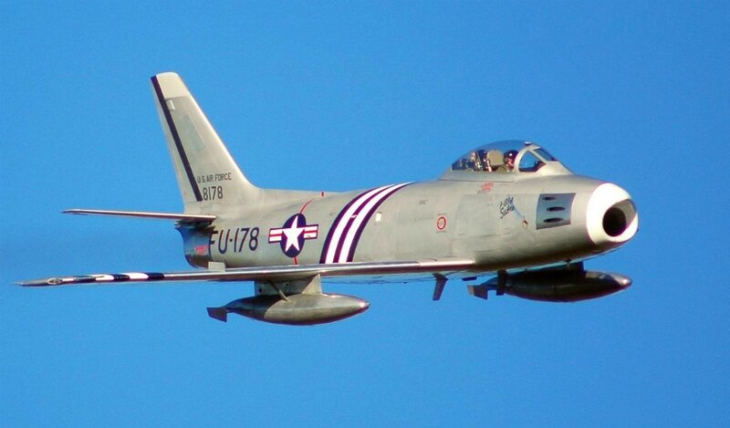 Silver Jet Fighter Plane — Blue