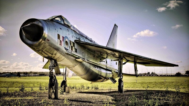 Silver Jet Fighter Plane