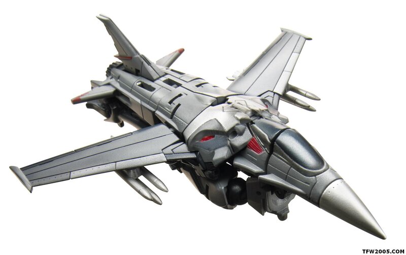 Silver Jet Fighter Toy