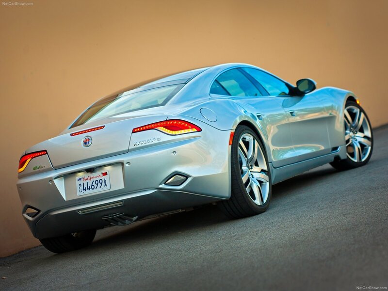 silver Karma S sports car