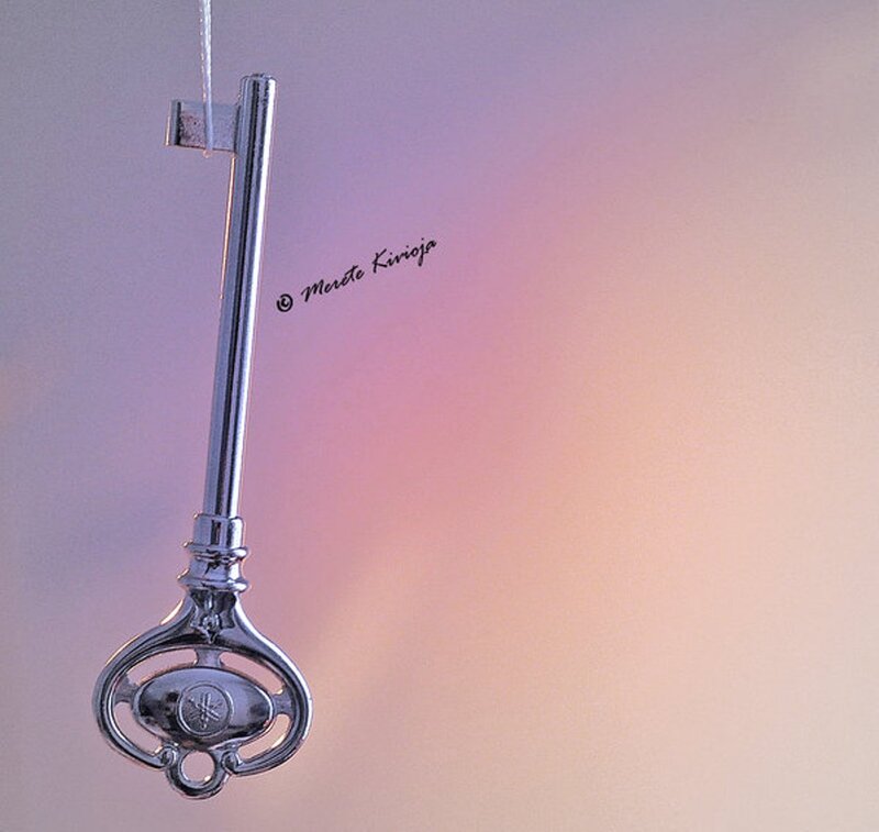 Silver Key Hanging