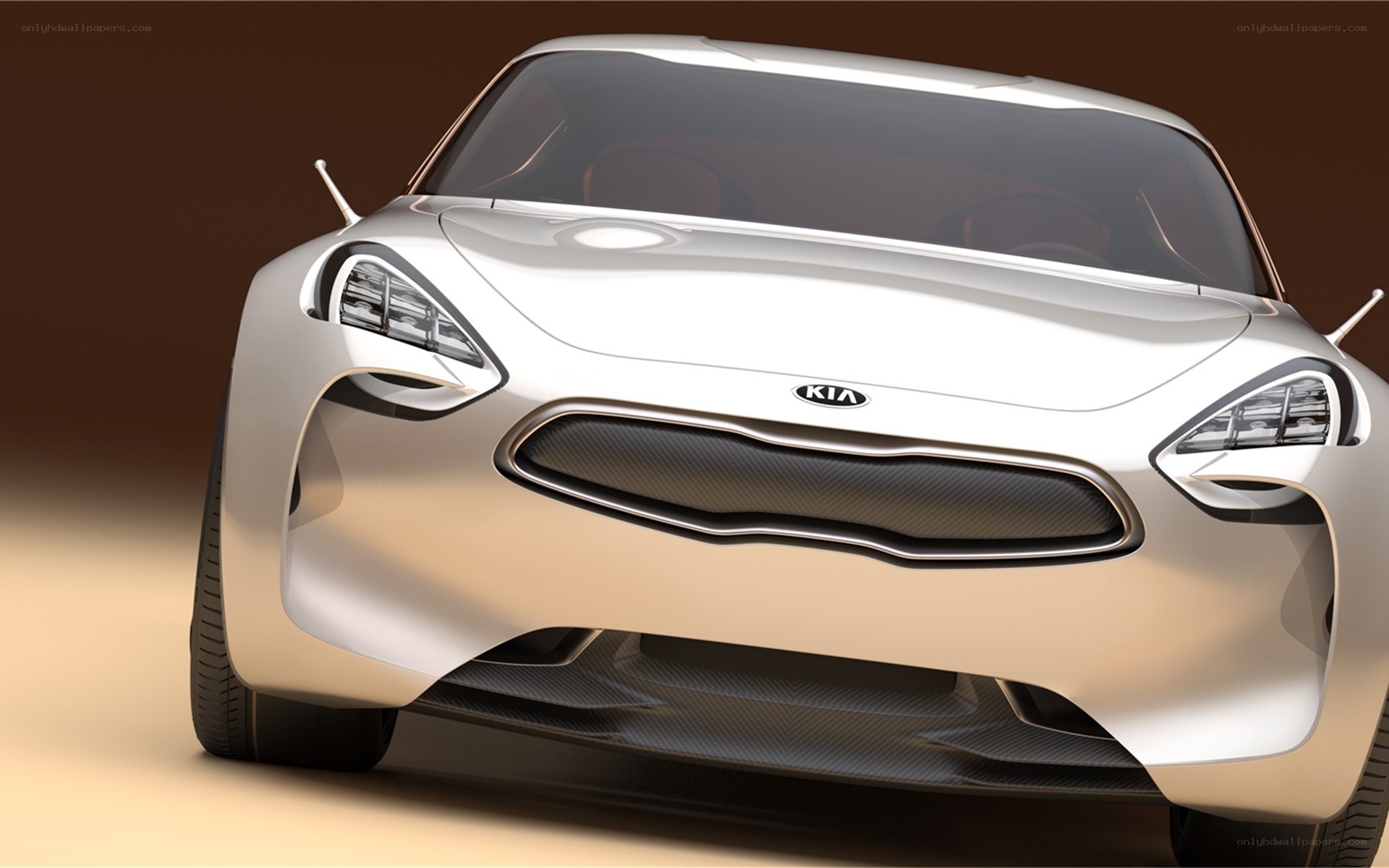 silver kia concept car
