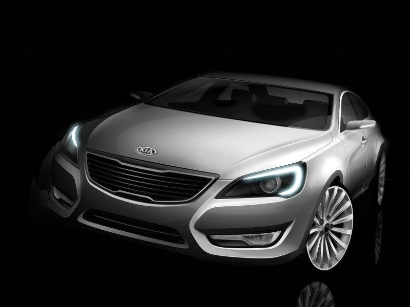 silver kia concept car