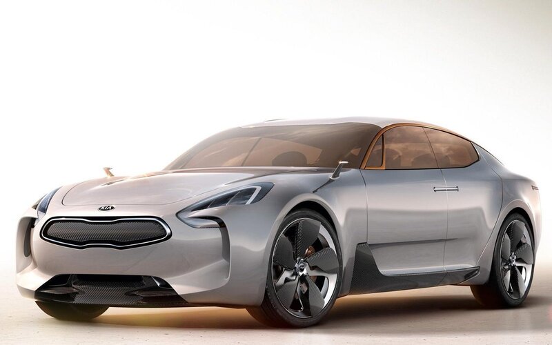 Silver Kia Concept Car — Neutral, 3d Render