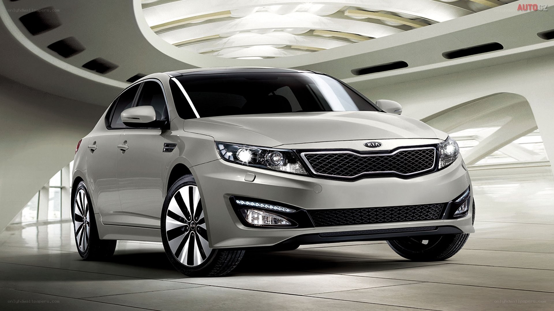Silver Kia Optima sedan