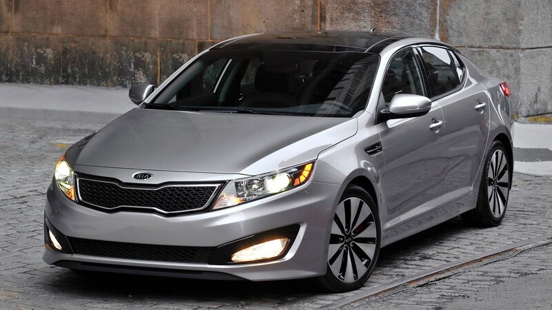 Silver Kia Optima Sedan — Neutral