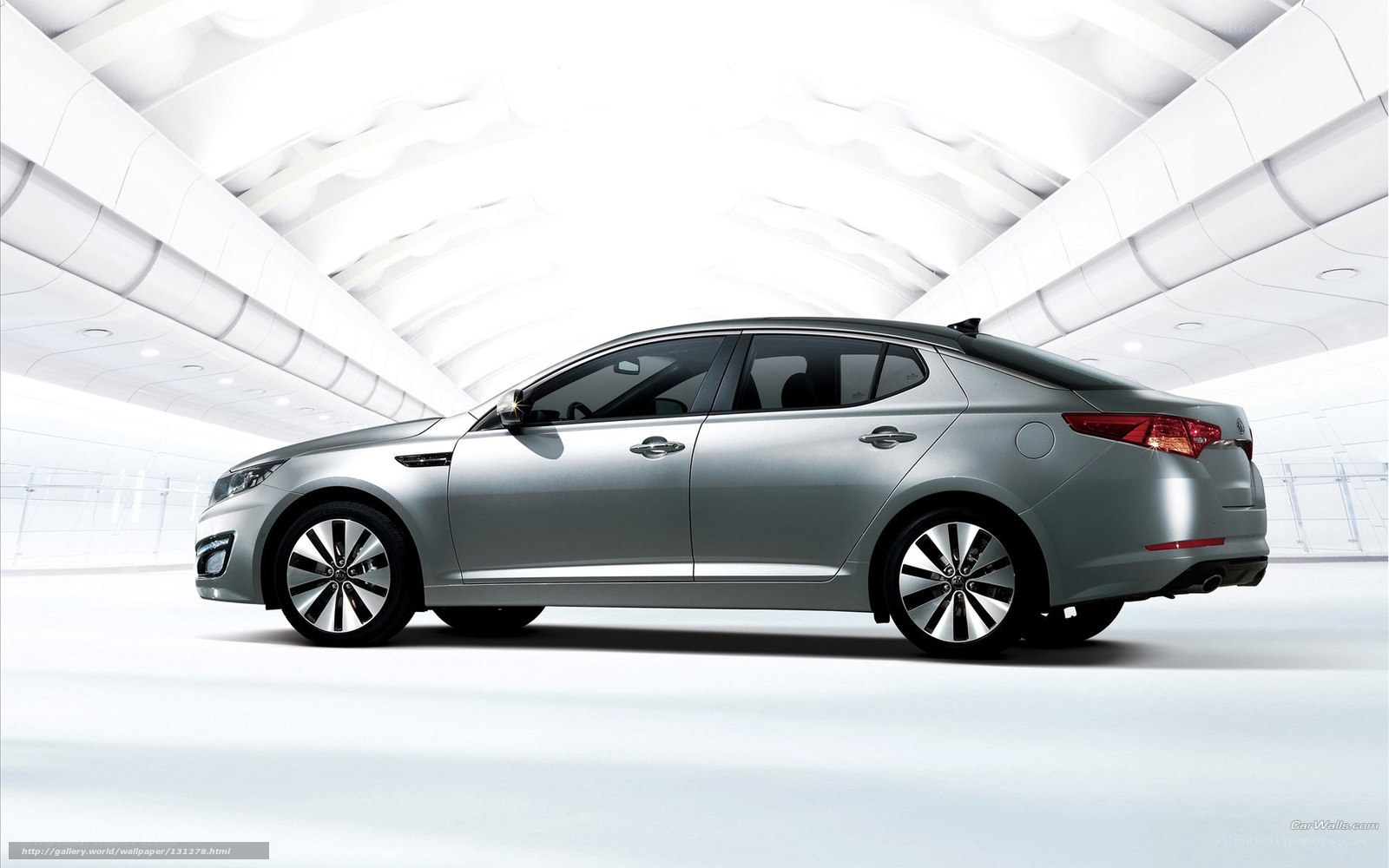 silver kia optima sedan
