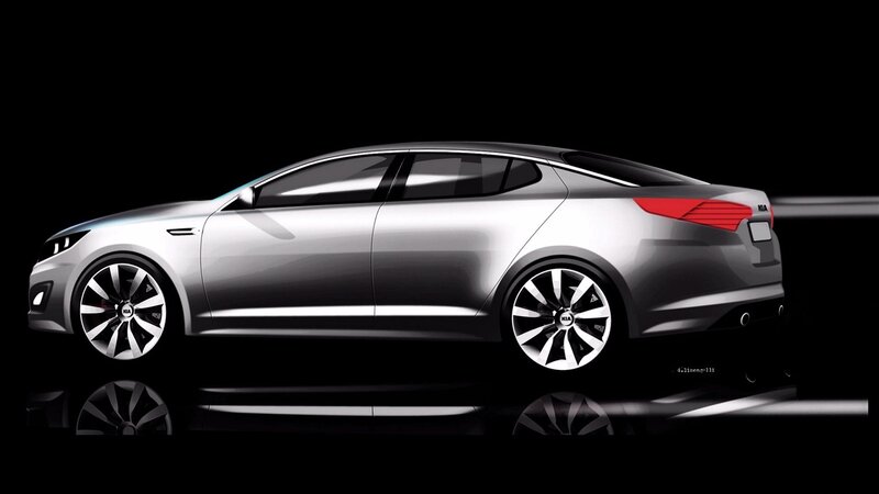 silver kia sedan concept