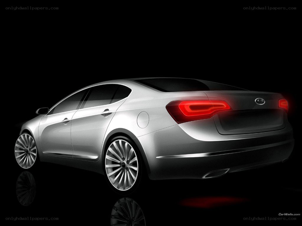 silver kia sedan concept