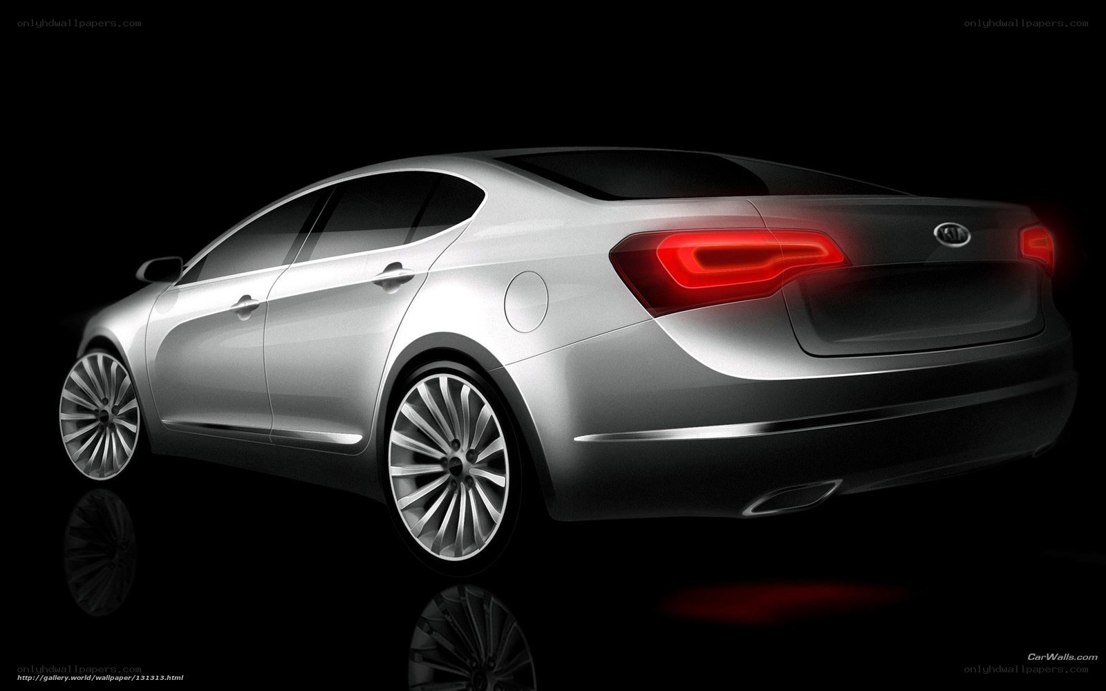 Silver Kia sedan concept
