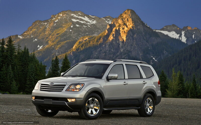 Silver Kia Suv