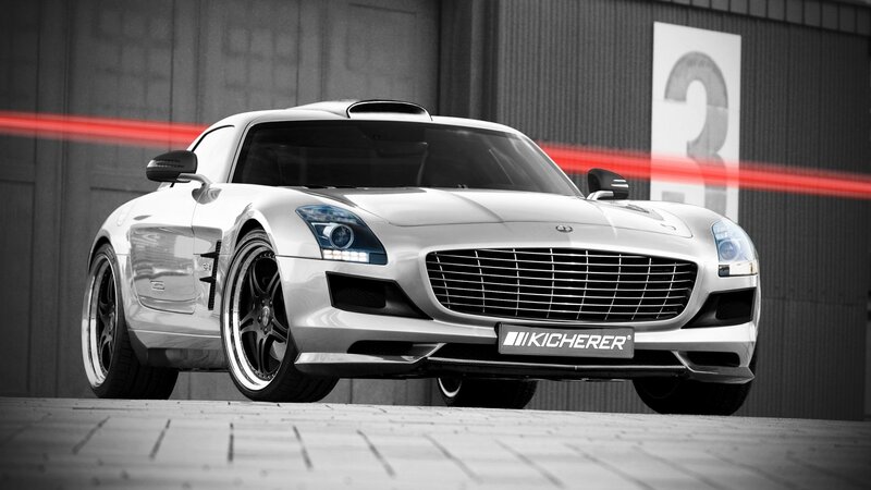 Silver Kicherer sports car