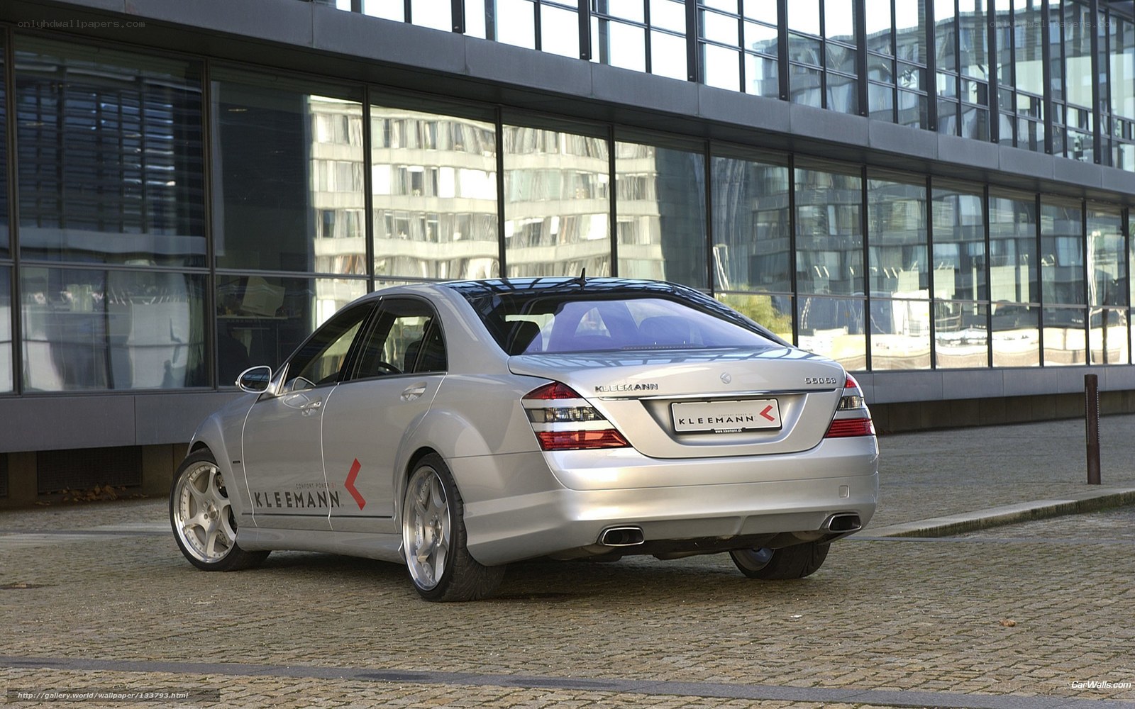 silver kleemann sedan car