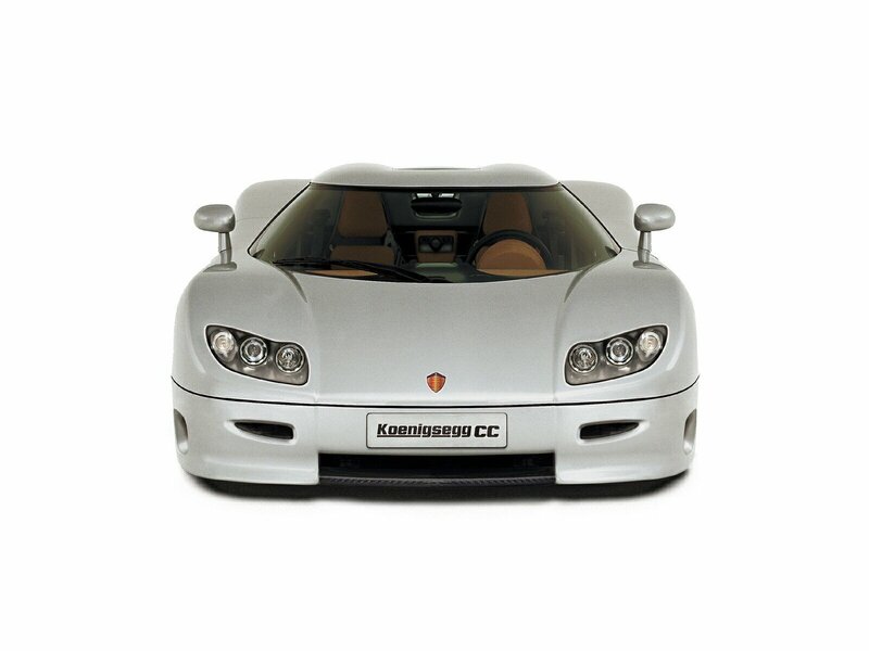 silver koenigsegg cc sports car