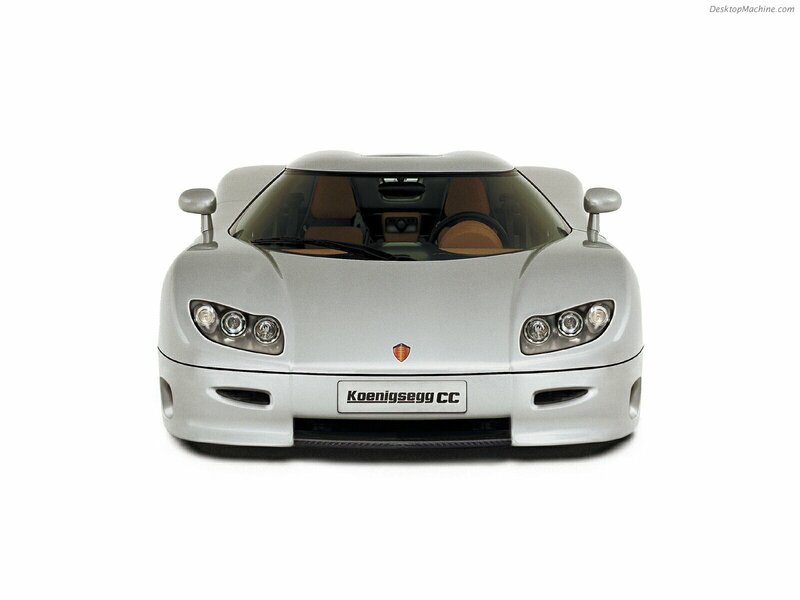 silver koenigsegg cc sports car