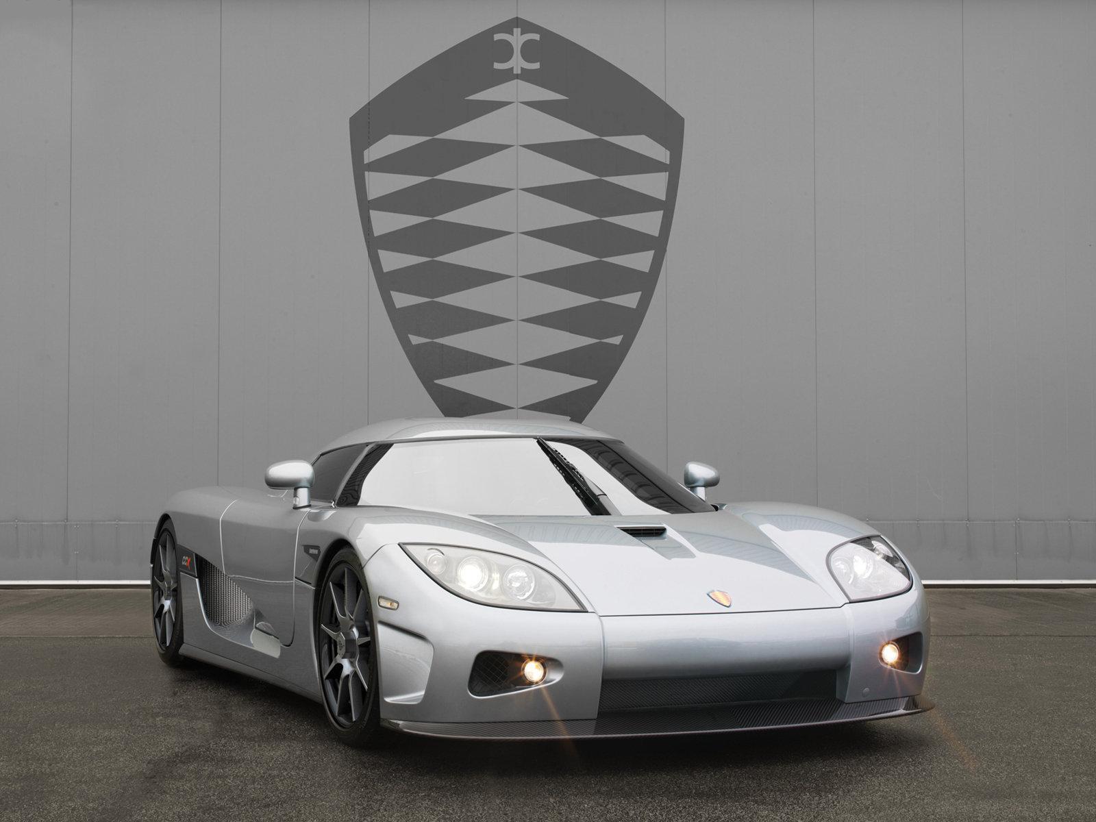 Silver Koenigsegg CCX