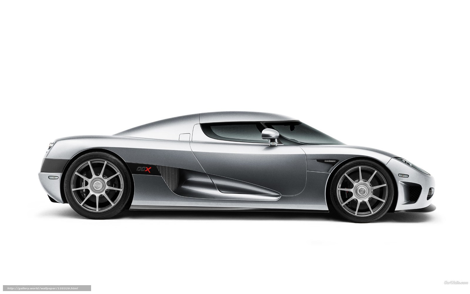 silver koenigsegg ccx sports car