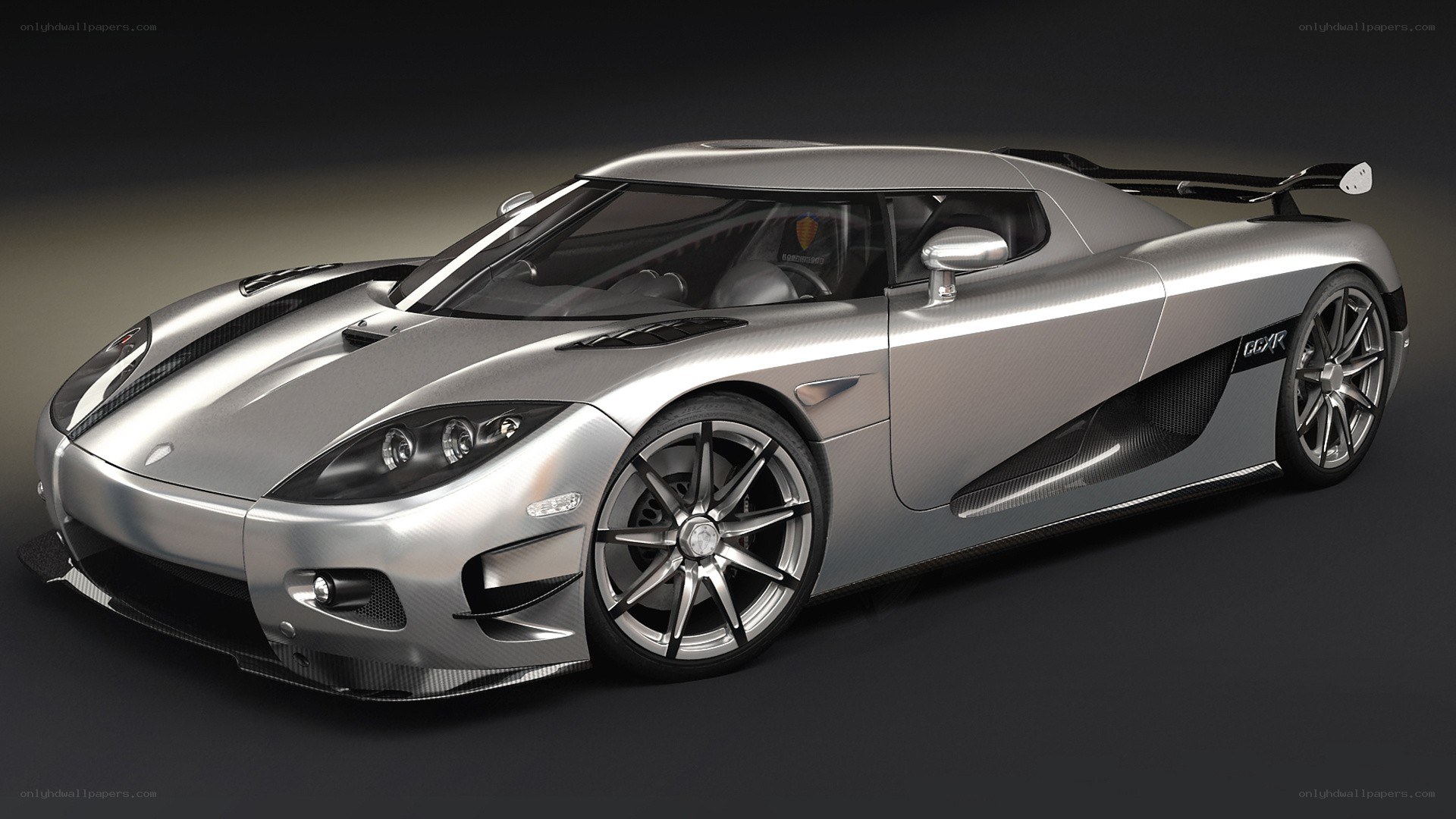 silver koenigsegg ccxr