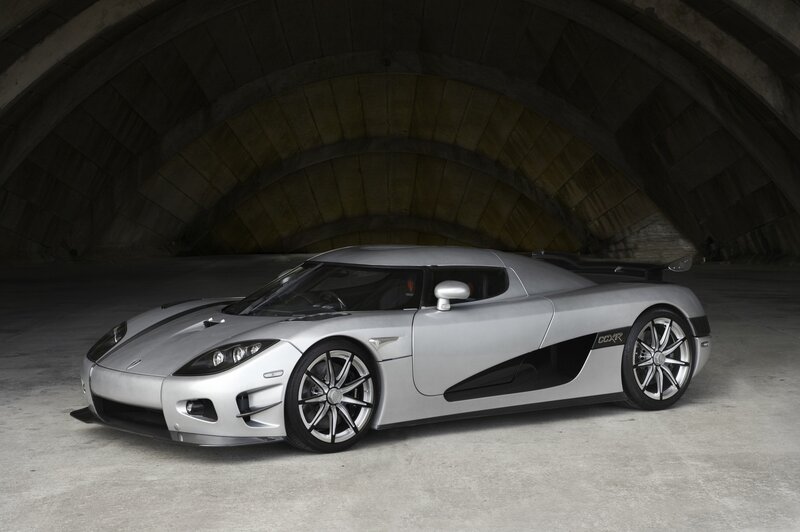 Silver Koenigsegg CCXR in tunnel