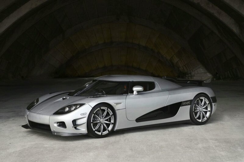 Silver Koenigsegg CCXR in tunnel
