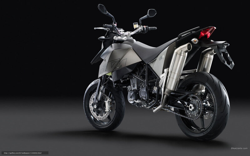Silver KTM Motorcycle