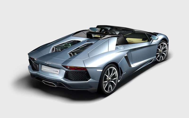 Silver Lamborghini Aventador — Neutral, Photograph