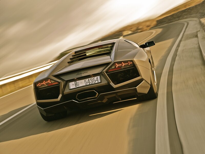 Silver Lamborghini Car — Dynamic